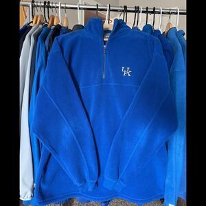 Vintage K Sport University of Kentucky 1/4 Zip Fleece Pullover